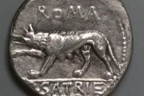 Roman Coin_Ancient Rome_Lupercal